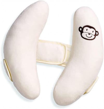 Baby's Verstelbare en Nek Steunhoofd U-Kussen voor Kinderen - Beige