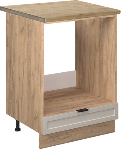 Vicco Fame-Line Ovenombouwkast – 60 cm, WB Eik GrijsBeige
