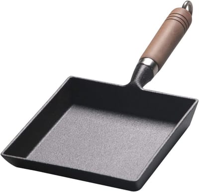 Japanse Omelet Pan – Duurzame Gietijzeren Koekenpan voor Perfecte Tamagoyaki