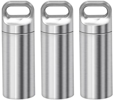 Dailygoods- Pillendoosjes 3-delig - Draagbare Medicijndoos - Waterdichte Organizer - Duurzaam - Lichtgewicht - Geschikt voor Reizen - Medicijnhouder