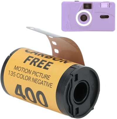 Cosensi- Kleurenfilm 35 mm - ISO 320-400 - Camerakleurenfilm - Kunststof - 1 rol - Opbergkoffer - Ideaal voor scherptediepte - Filmrol