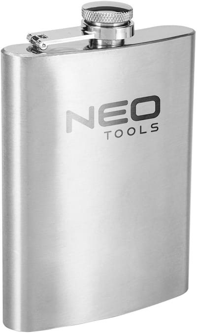 NEO TOOLS - Roestvrijstalen Piersiówka - 220ml - Gesloten Dop - LFGB Certificatie