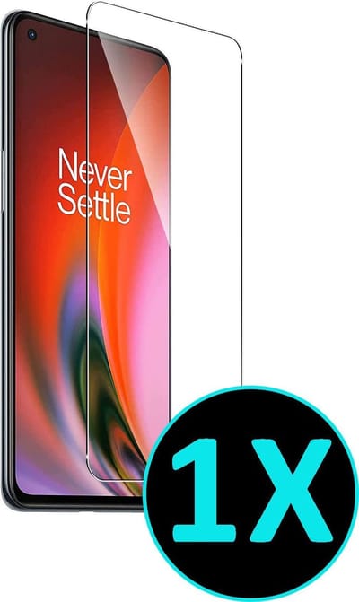 HB Glas Geschikt voor OnePlus Nord 2 Screenprotector Glas Gehard Tempered Glass - 1 Stuk