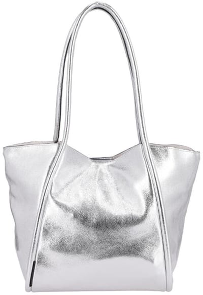Fred De La Bretoniere Nalani Large Shopper - Dames - Leer - Zilver