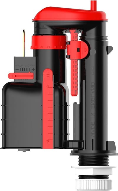 Universele Dual Flush Syphon - Toilet Sifon Zwart - Toilet Reparatie - Compact Ontwerp - 313 cm - Zwart