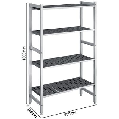 GGM Gastro Aluminium Grundregal - 900x1800mm - Tragkraft: 900 kg
