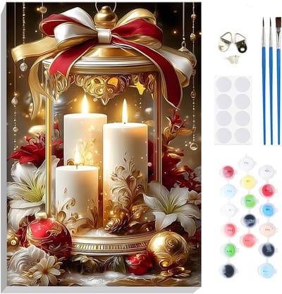 Volwassen Schilderen op Nummer met Frame - DIY Set voor Thuisdecoratie met Borstels en Acrylverf