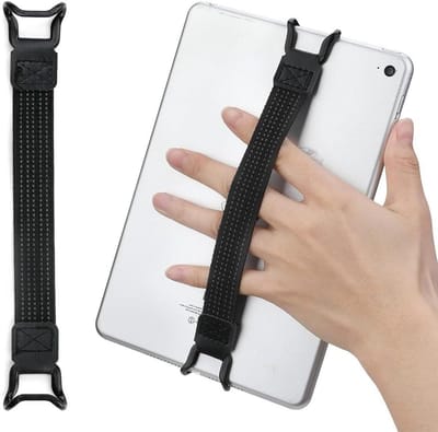 E-Reader Tablet Seat Belt Lightweight and Versatile Wrist Strap with High Elasticity Non-Slip Holder 2-19 cm Black