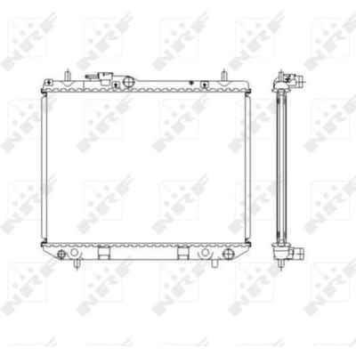 Radiator, motorkoeling NRF 53536