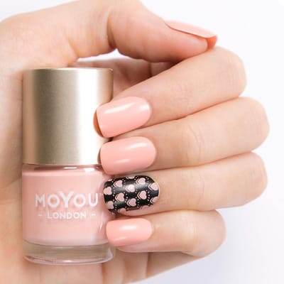 MoYou London - Stempel Nagellak - Stamping - Nail Polish - First Kiss - Roze