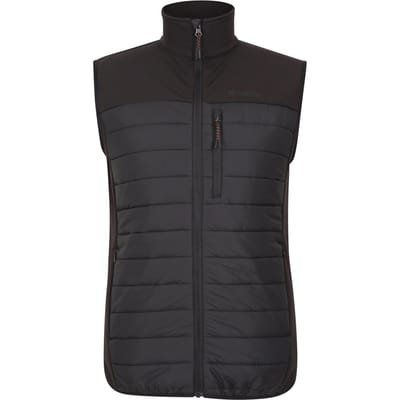 Mountain Warehouse Heren Turbine II Hybride Gewatteerd Gilet (Zwart)