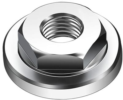 Dailygoods- Haakse Slijpschijf Snelwisselende Vergrendeling - Flensmoer M14 - Zeskantige Slotmoer - Geschikt voor 125/150/180/230 Type - Hoogwaardig Metaal - Duurzaam en Praktisch - Slijpmachine