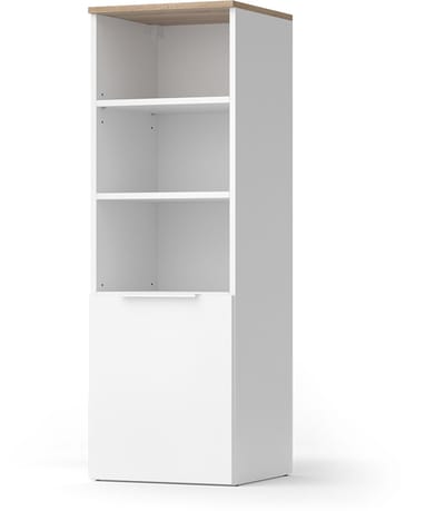 Vicco Wido Universele kast – 40.2 x 120 cm met een deur Wit/Sonoma