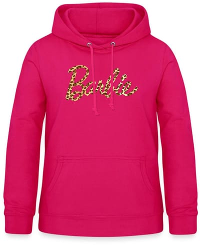Barbie Leo Print Logo Hoodie Dames
