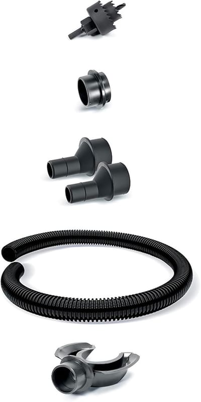 Accessoireset voor regenwatertanks 6-delig, afmetingen 300x55x370 mm