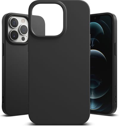 Ringke Air S Ultra-Thin Cover Gel TPU Case for iPhone 13 Pro Max - Zwart