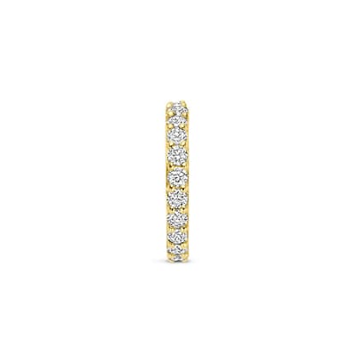 14K geelgouden hanger lab grown diamant 0.21ct h si 10,5 mm - 4034744