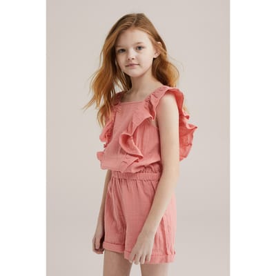 WE Fashion Jumpsuit Salmon Pink Taglia: 170/176 | Body per Neonato Outlet | Unisex | Rosa