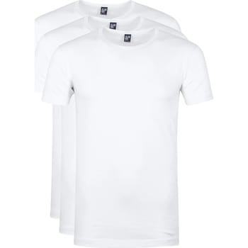 Alan Red Ottawa T-shirt Stretch Wit (3-Pack) - Maat XXL - Heren - T-shirt basis