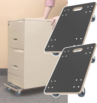 Transportroller met Rem en Antislipmat - 200 kg Capaciteit - Geschikt voor Meubels en Vrachtwagens