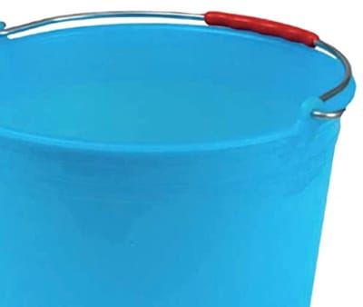 Kunststof Emmer met Ijzeren Greep en Handvat - 15 Liter