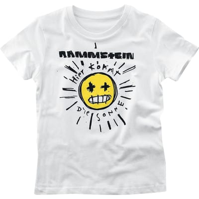 Rammstein T-shirt voor kinderen - Kids - Sonne - voor Kinderen - wit