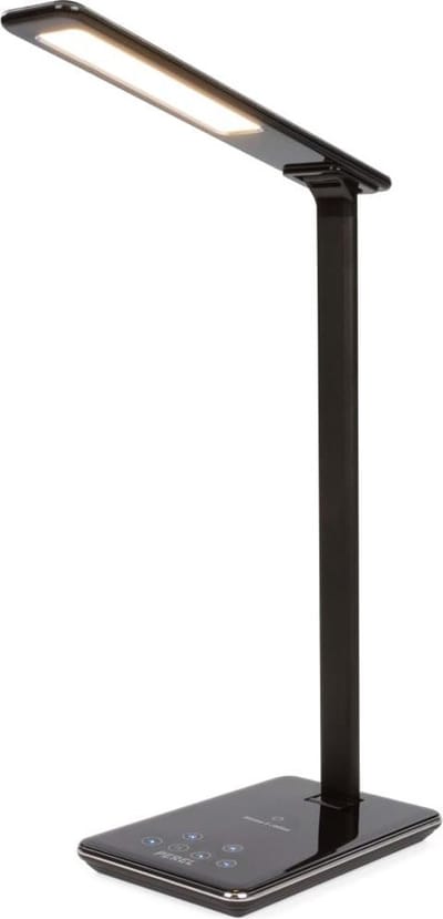 Velleman - DIMBARE LED-BUREAULAMP + DRAADLOZE OPLADER - 48 LEDS - ABS + ALUMINUM - EFL60