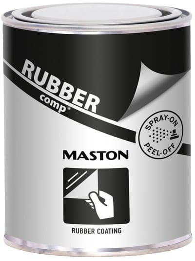 Maston Rubbercomp Liquid - Zijdeglans - Wit - vloeibare rubber coating - 1 Liter