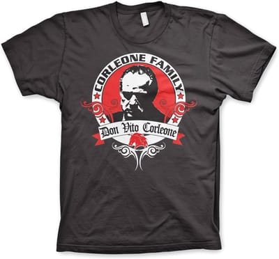 The Godfather Family Business T-shirt donkergrijs