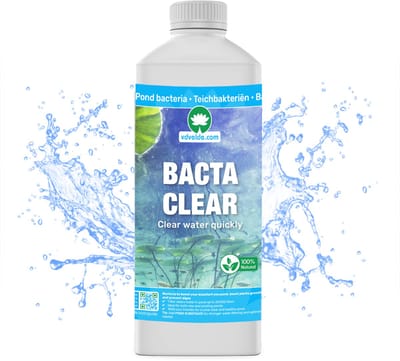 vdvelde.com - Vijver bacteriën tot 20.000L BACTA CLEAR- Complete vijververzorging tegen algen en troebel water - Breekt slib en afval af - Voor helder en gezond vijverwater en zwemvijver