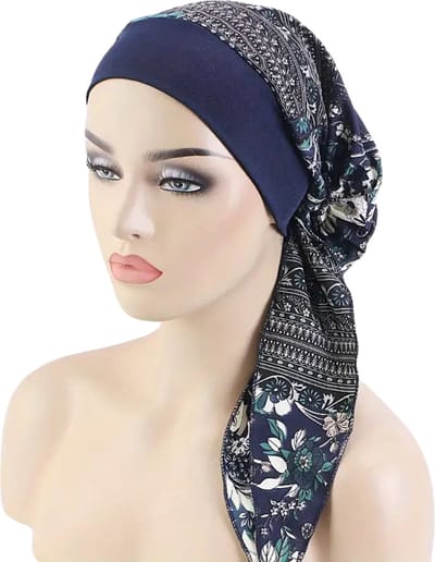 Bovista Hoofddoek - Hijab - Dames - Abaya - Sjaal - Islamitische Kleding - Moslim Kleding - Alhamdulillah - Marineblauw