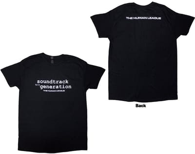 The Human League - Soundtrack To A Generation Heren T-shirt - M - Zwart