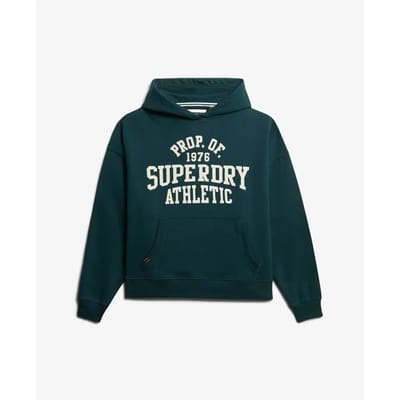 Superdry - Athletic Essentials Hoodie Relaxed Pasvorm - Dames - Hoodies