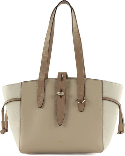 Furla Medium Schoudertas / Crossbodytas Leer - Furla Net S - Beige