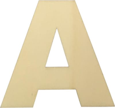 Houten Plakletter A | 8 cm