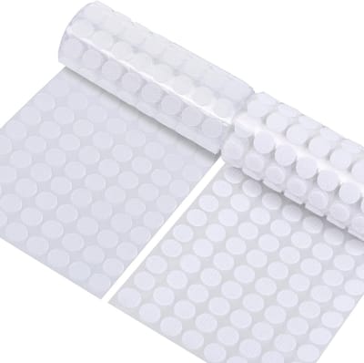 Set van 1278 Zelfklevende Dots, Ronde Fasteners voor Papier, Metaal en Glas, 10/15/20 mm