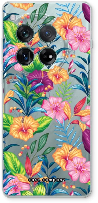 Case Company® - Hoesje geschikt voor OnePlus 12r hoesje - Tropisch 2 - Soft Cover Telefoonhoesje - Bescherming aan alle Kanten en Schermrand