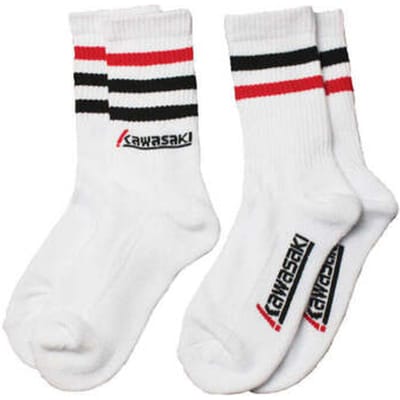 Sokken Kawasaki Kawasaki 2 Pack Socks K222068 1002 White