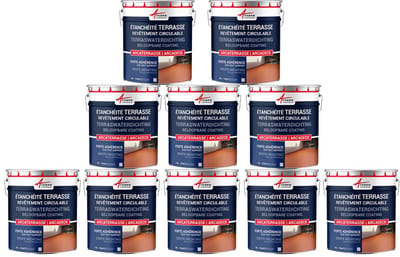Waterdichte verf voor terras - Buitencoating op basis van hars: ARCADECK