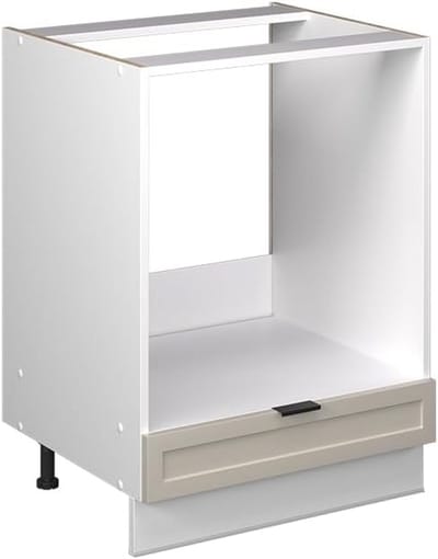 Inbouwkast Oven en Fornuis Hoekmodule Grijsbeige 60 cm