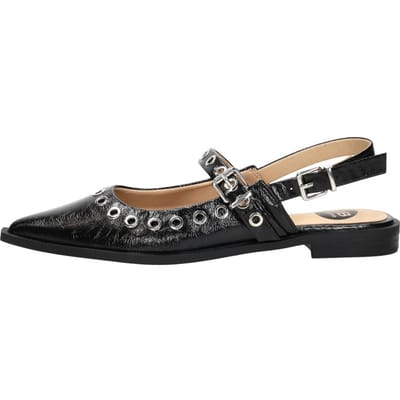 SUB55 Slingback Slingbacks - Zwart lak - Maat 36