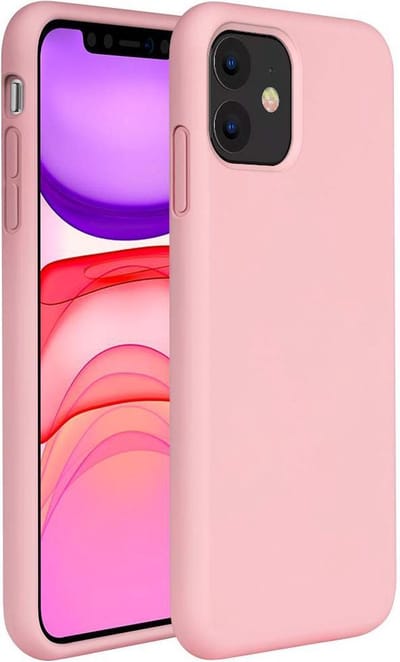 HB Hoesje Geschikt voor Apple iPhone 11 - Roze - Siliconen Back Cover