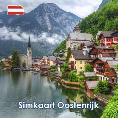 InternationalSIM Data Simkaart Oostenrijk - 25 GB - 30 dagen
