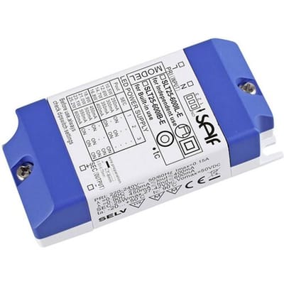 Self Electronics SLT25-600IL-E LED-driver Constante stroomsterkte 25 W 250 - 600 mA 27 - 42 V/DC Niet dimbaar, Montage op ontvlambare oppervlakken,