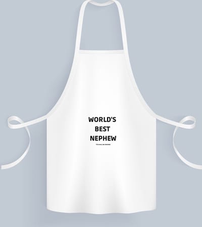 Akyol - world's best nephew it's true we checked Keukenschort - Neef - werelds beste neef - verjaardag - cadeautje voor neef - neef artikelen - kado - geschenk - 82 bij 71 cm