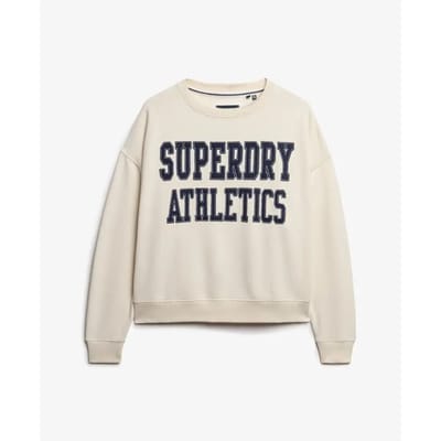 Superdry - Athletic Essentials relaxed sweatshirt met appliqué - Dames - Truien