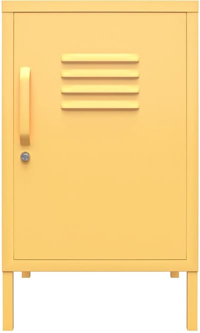 Cache-Eindtafel - 1-Deur - Geel Metaal