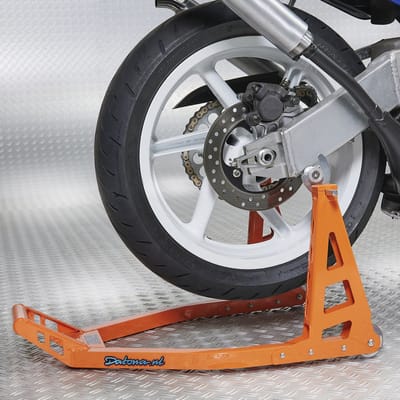 Datona® MotoGP Paddockstand Achterwiel - Aluminium Constructie - Verstelbare Breedte 24-36 cm - Max 250 kg - Ideaal Voor Onderhoud en Circuitgebruik