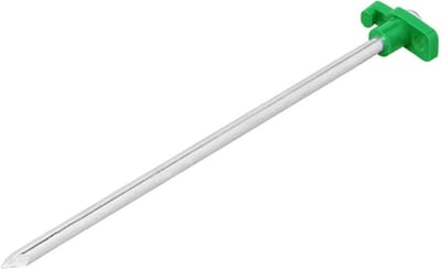 ProPlus Stalen tentharing met kunststof haak - 25 cm - Zilver - Voor zachte bodems