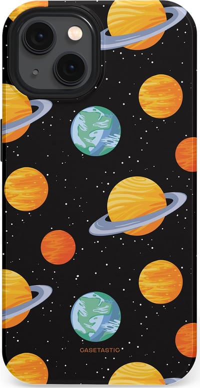 Casetastic Hoesje Geschikt voor Apple iPhone 13 Magsafe - Stijlvolle Beschermende Duo-layer Case - Universum reis